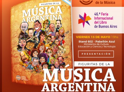 Figuritas de la Música Argentina en la Feria del Libro de Buenos Aires