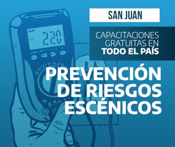 28/8 - Capacitación en San Juan: Prevención de Riesgos Escénicos