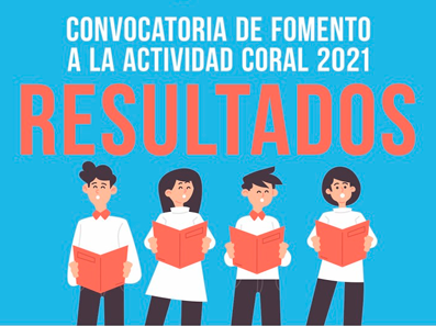 Resultados Convocatoria de Fomento a la Actividad Coral 2021
