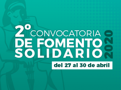 Segunda Convocatoria de Fomento Solidario 2020