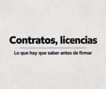 Ciclo Capacitaciones virtuales: Contratos y licencias