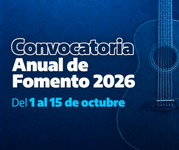 Convocatoria Anual de Fomento 2026