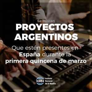 Relevamiento de proyectos musicales argentinos en España y Europa