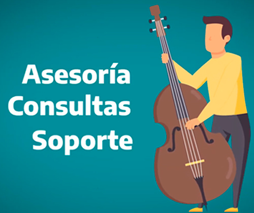 Asesoría, consultas y soporte para la actividad musical