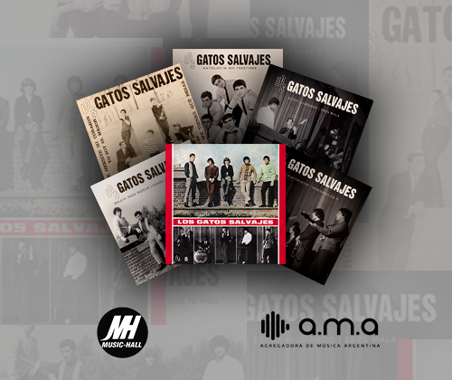 23/1 Reediciones de Los Gatos Salvajes disponibles en plataformas digitales a través de AMA, la Agregadora de Música Argentina del INAMU